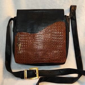 Vintage Charter Club Leather Crossbody Bag